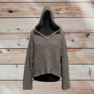 POL Women’s Berber Fleece Cozy Hooded Sweater Size:Medium